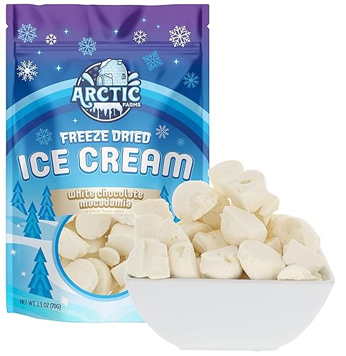 Miniatura 173 de Arctic Farms Brocas de helado liofilizadas empaquetadas y en caja, no se derrite (mezcla napolitana, 2.5 onzas)