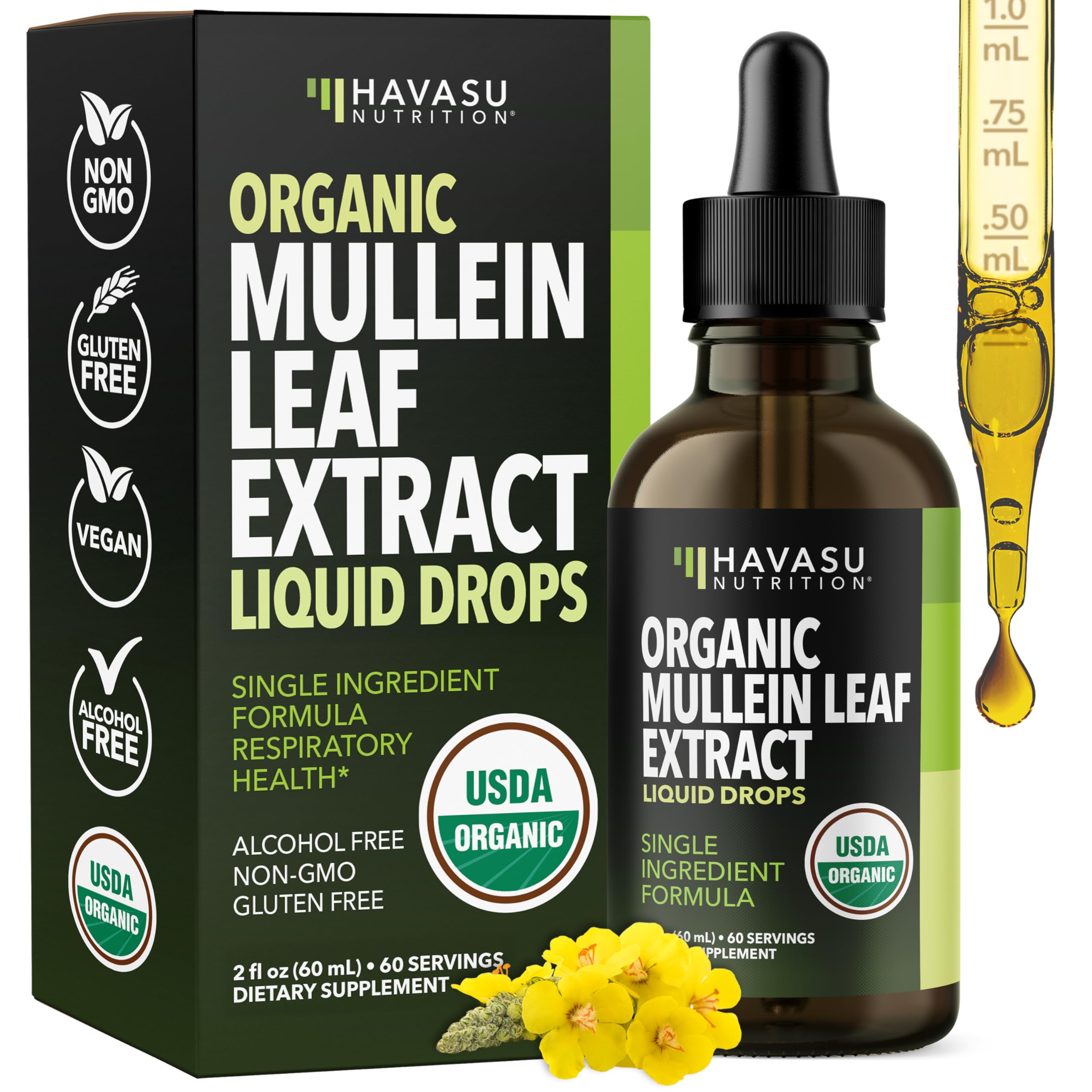 Mullein Drops for Lungs – Havasu Nutrition