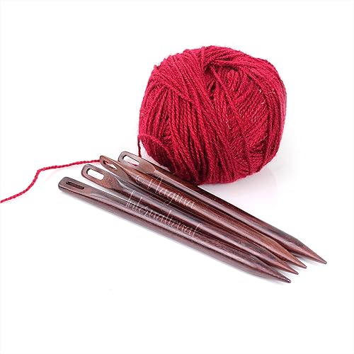 Miniatura 4 de Nagina International Palisandro - Agujas de costura de madera fina hechas a mano  Suministros de costura y tejido de hilo (0.197in)