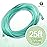 Mars Wellness Oxygen Tubing - Premium Green Crush Resistant Oxygen Tubes - 25 Foot - Pack of 10
