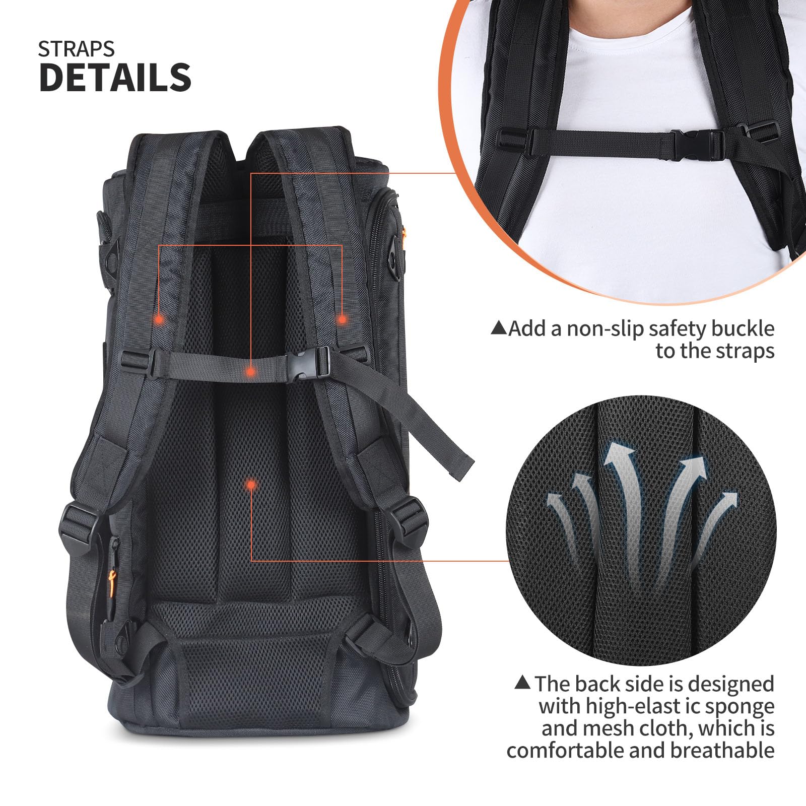 Plecak Case na głośnik Bluetooth do głośnika Bluetooth JBL PARTYBOX 120, Czarny, Niestandardowe