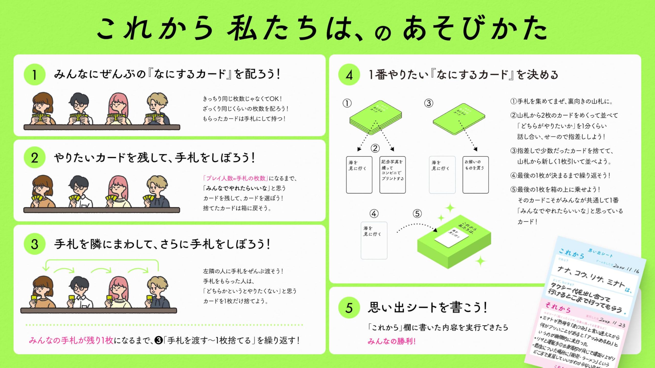 Amazon | カードゲーム「これから私たちは、」｜オリジナルステッカー
