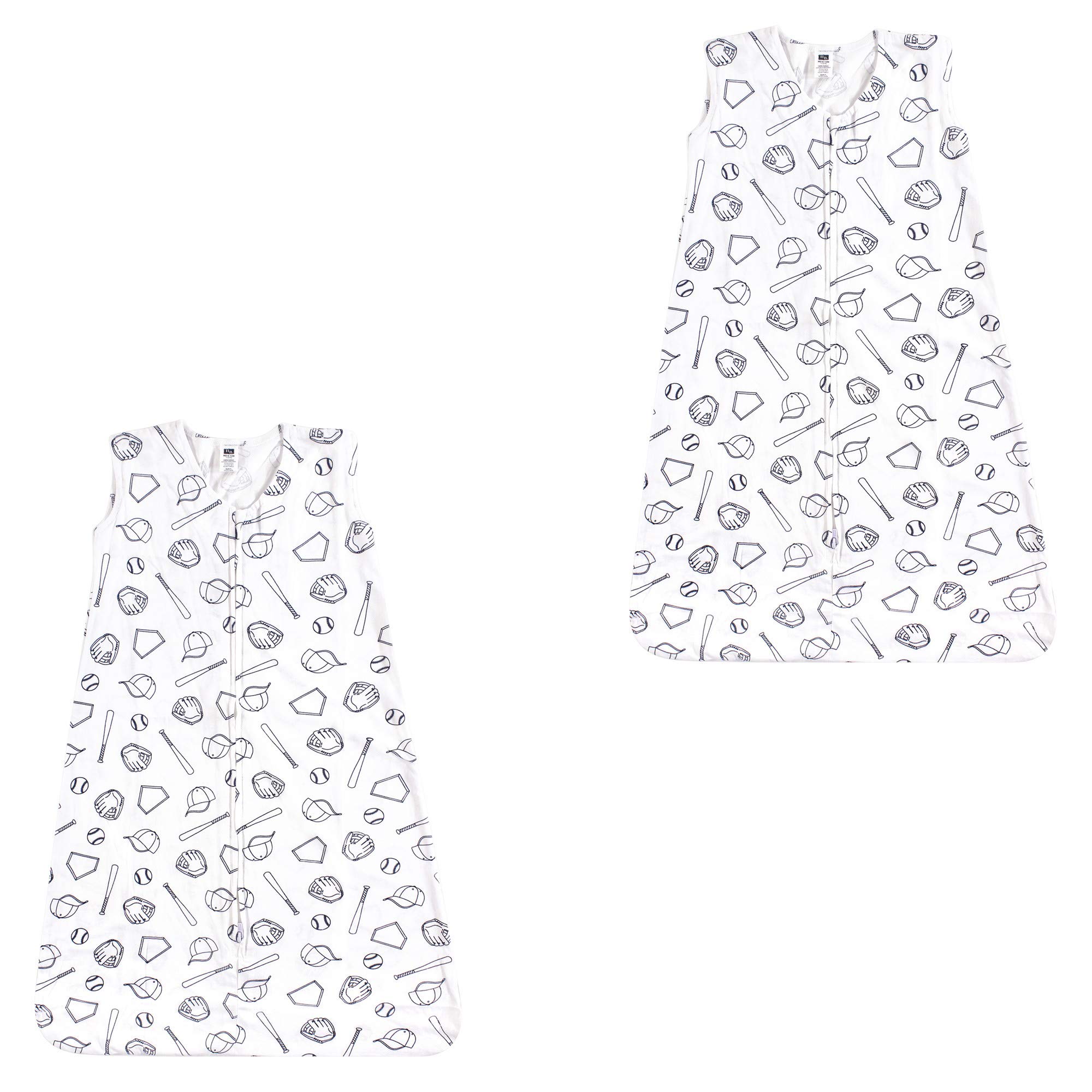 Hudson Baby Unisex BabyCotton Sleeveless Wearable Sleeping Bag, Sack, Blanket