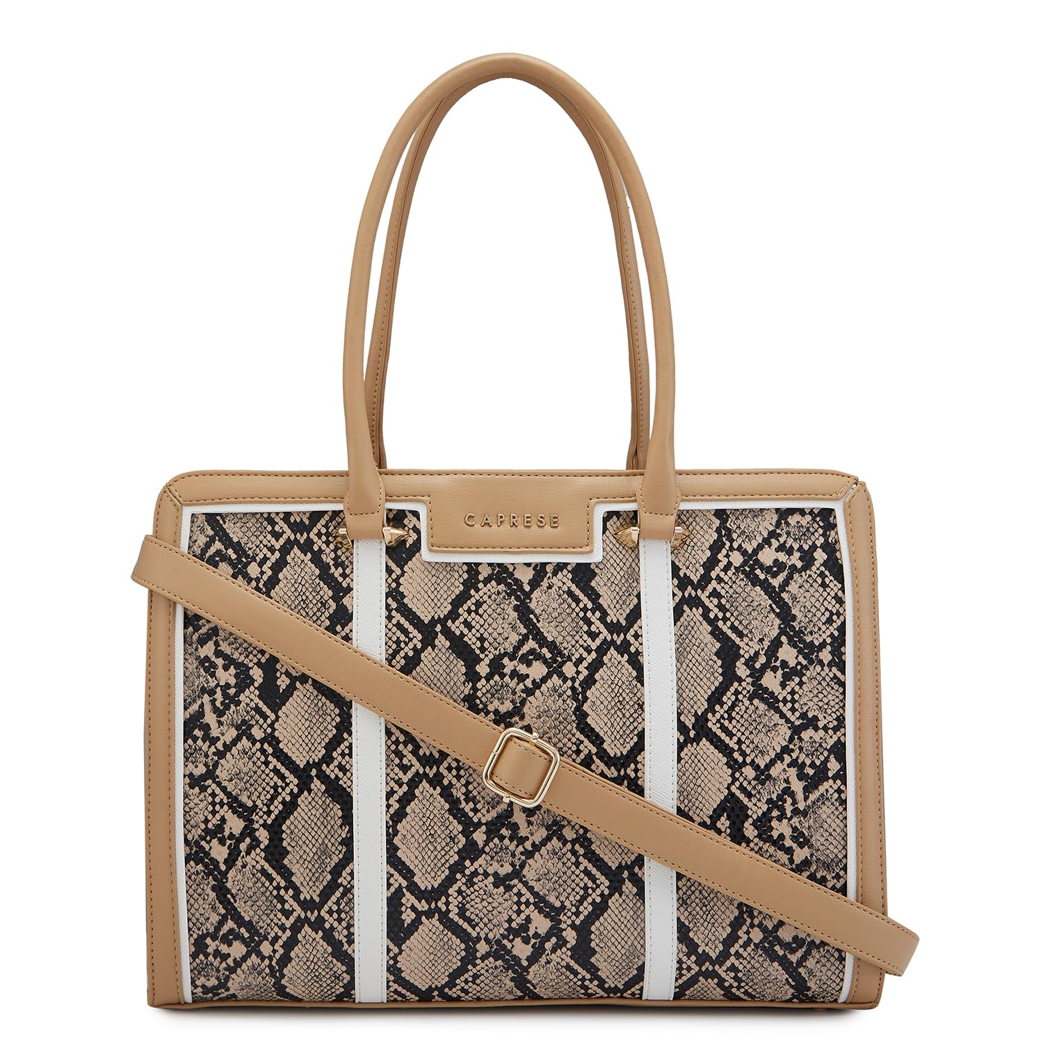 Caprese ELLIS SNAKESKIN PRINT FAWN FAUX LEATHER LARGE LAPTOP BAG HANDBAG (B0CYQDY7J2) Amazon Price History, Amazon Price Tracker