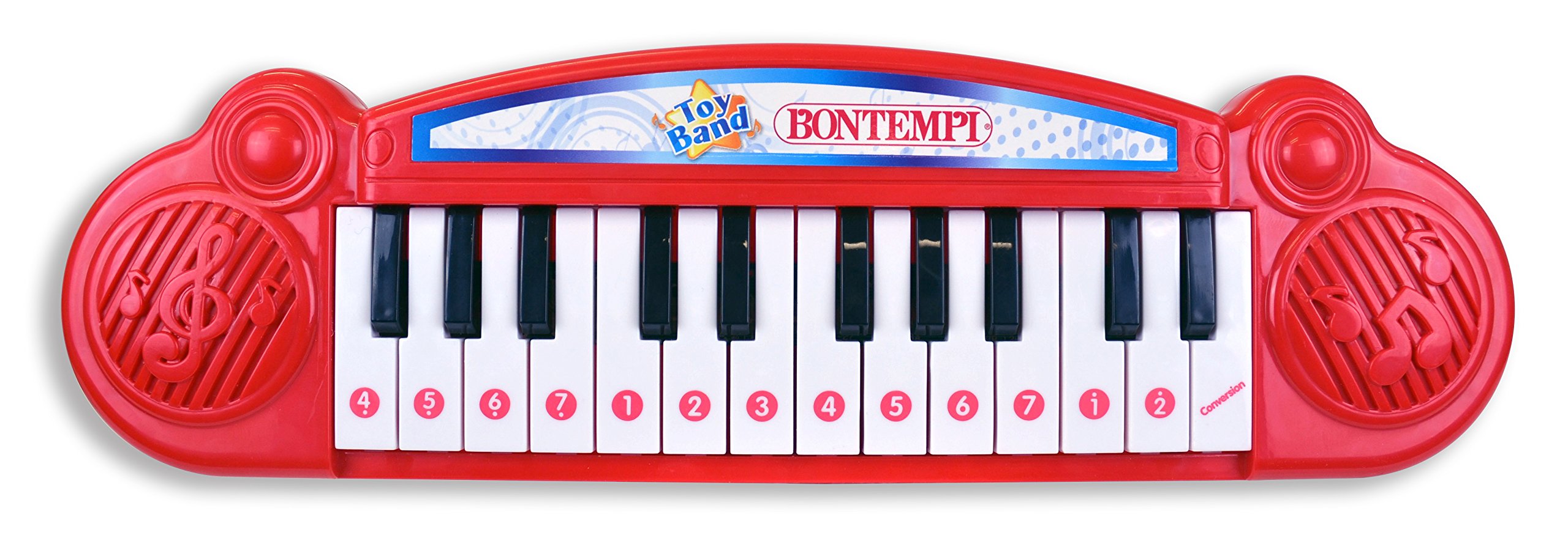 Bontempi Bontempi122406 24 klawisze pudełko na klawiaturę, wielokolorowe