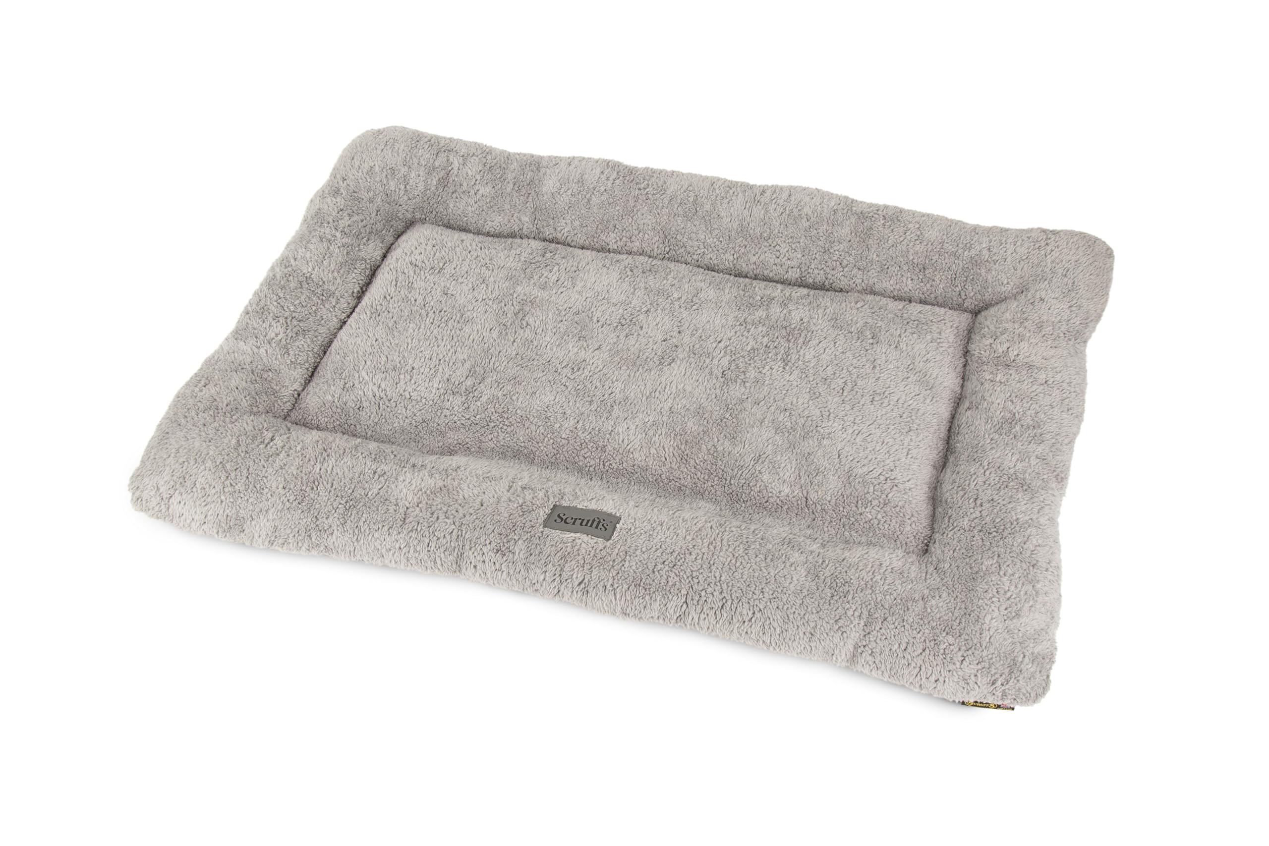 Scruffs Cosy Dog Crate Mat (XL), 120 x 75cm, Grey