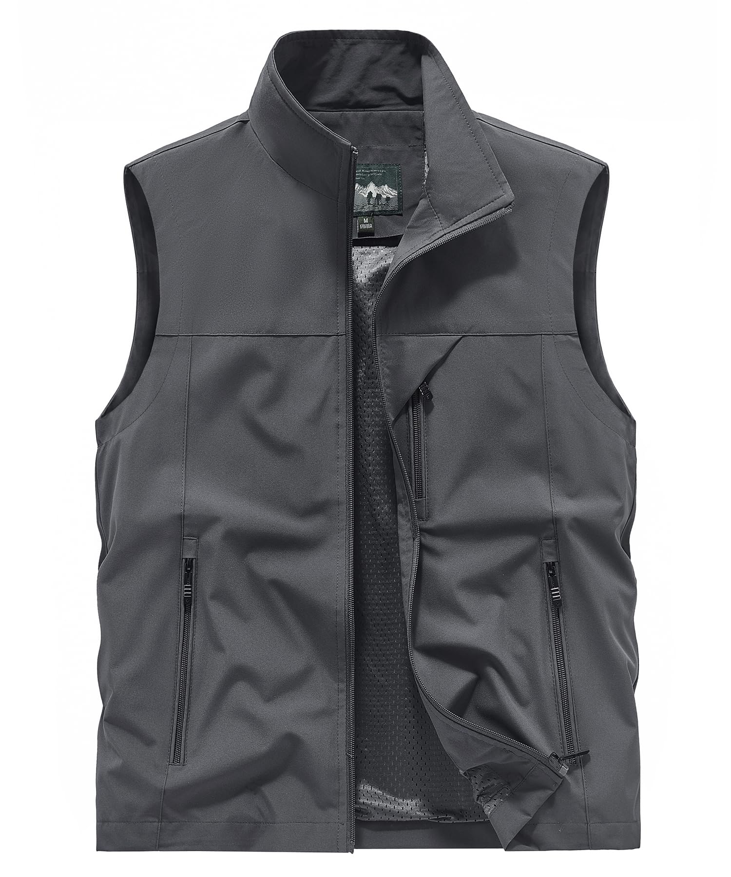 Herren Outdoor Anglerweste Leicht Atmungsaktiv Multifunktionsweste Jagd Trekking Fotografie Sportweste Camping Wander Safari Weste Sommer Ärmellose Jacke