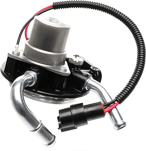 iFJF Cabezal de filtro de combustible 12642623 con carcasa de bomba de combustible manual y hoja de calefacción y tornillo de purga de aire de