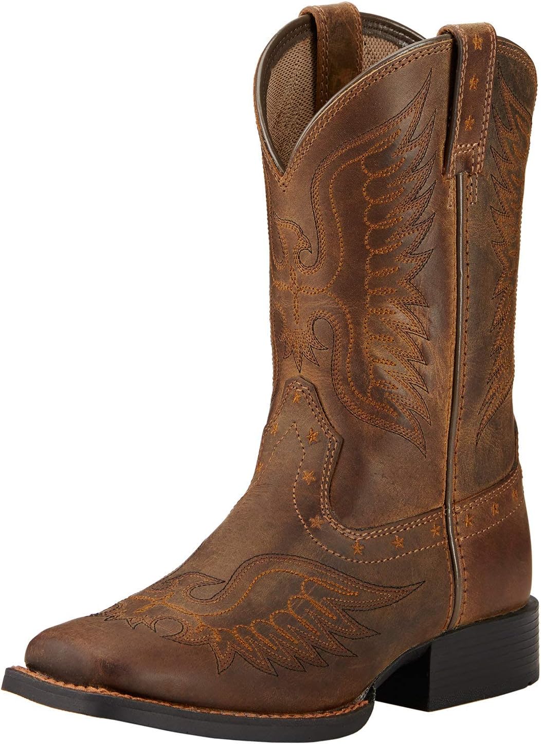 Ariat Honor Western Boot Distressed Brown 1.5