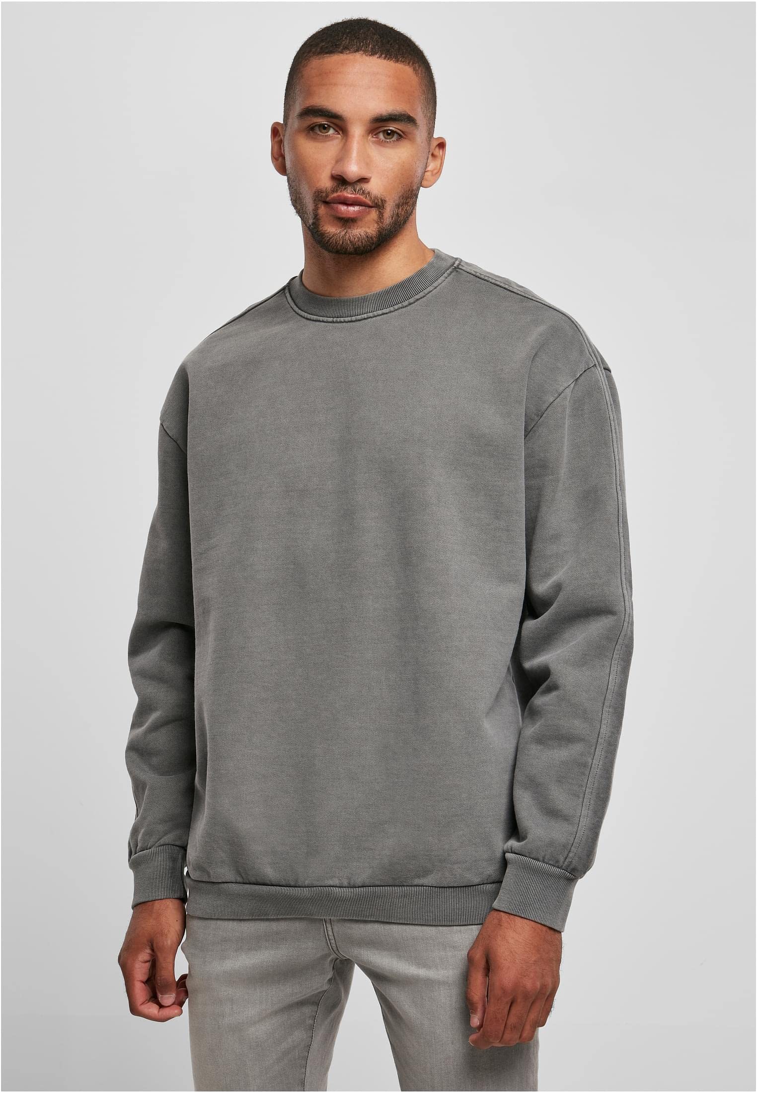 Urban Classics Herren Heavy Terry Garment Dye Crew