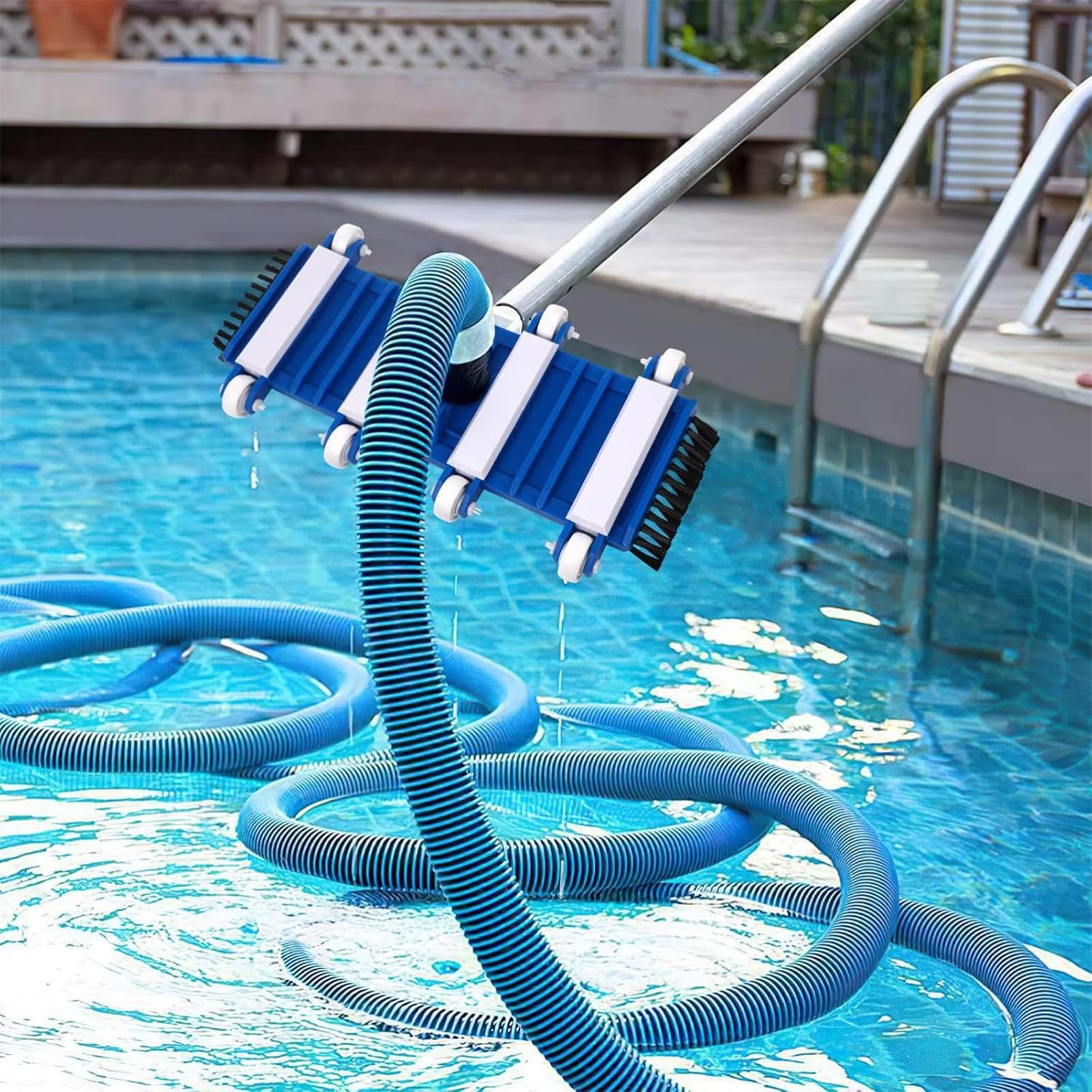 Cabeza de vacío de la piscina - Pespa para aspiradora, cepillos de reemplazo del cabezal de vacío de la piscina | Equipo de succión manual para las herramientas de mantenimiento