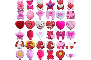 Adorable and Squeezable 36-Piece Valentines Squishy Toys