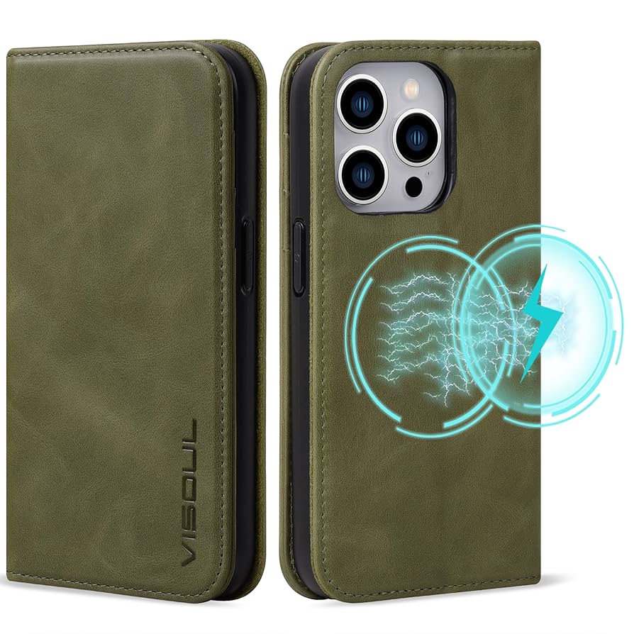 VISOUL iPhone 12 mini ケース 手帳型★オリーブグリーン Amazon.co.jp: VISOUL iPhone12miniケース 手帳型 本革 レザー