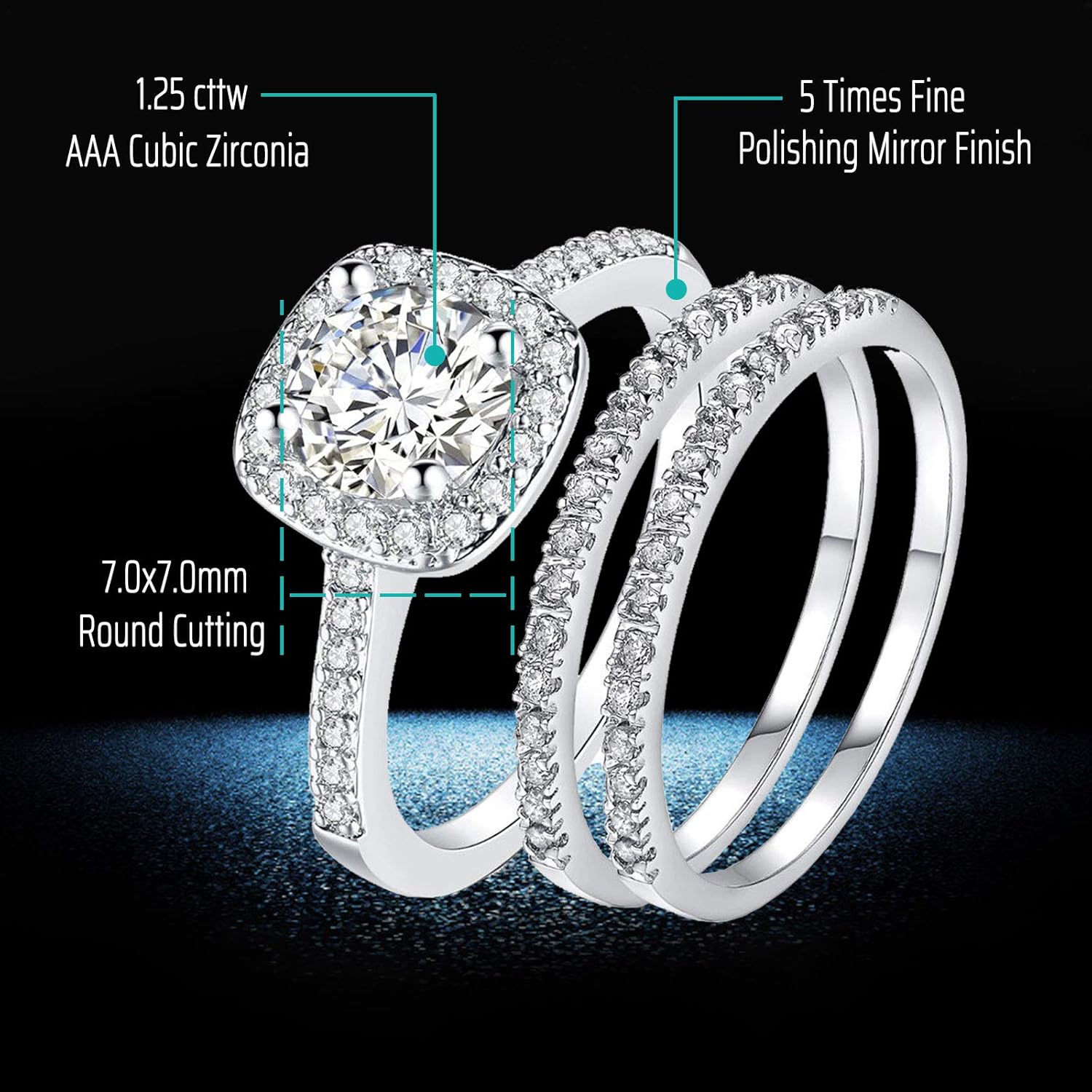 Buy Ahloe Jewelry 18k White Gold Wedding Ring Sets For Him And Her Women Men Titanium Stainless Steel Bands 2ct Cz Couple Rings Online In Turkey B08nt89n5l Buy Ahloe Jewelry 18k White Gold Wedding Ring Sets For Him And Her Women Men Titanium Stainless Steel Bands 2ct Cz Couple Rings Online In Turkey B08nt89n5l