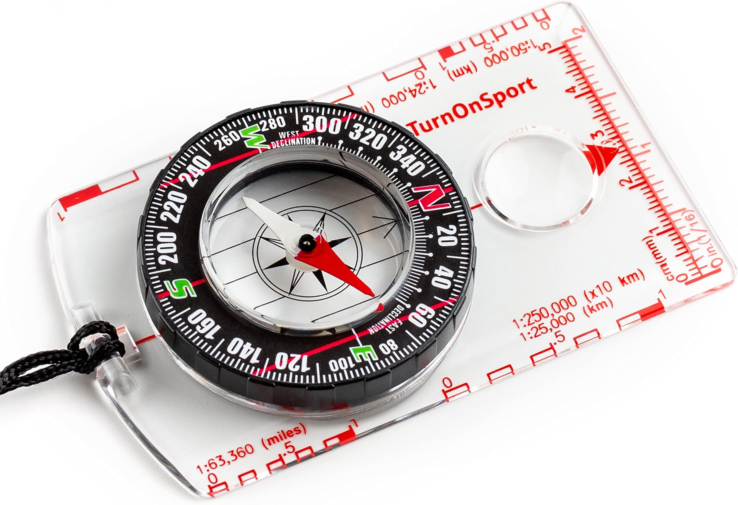 Orienteering Compass - Advanced Scout Compass for Hiking, Camping, and Backpacking - Best Survival Gifts for Kids