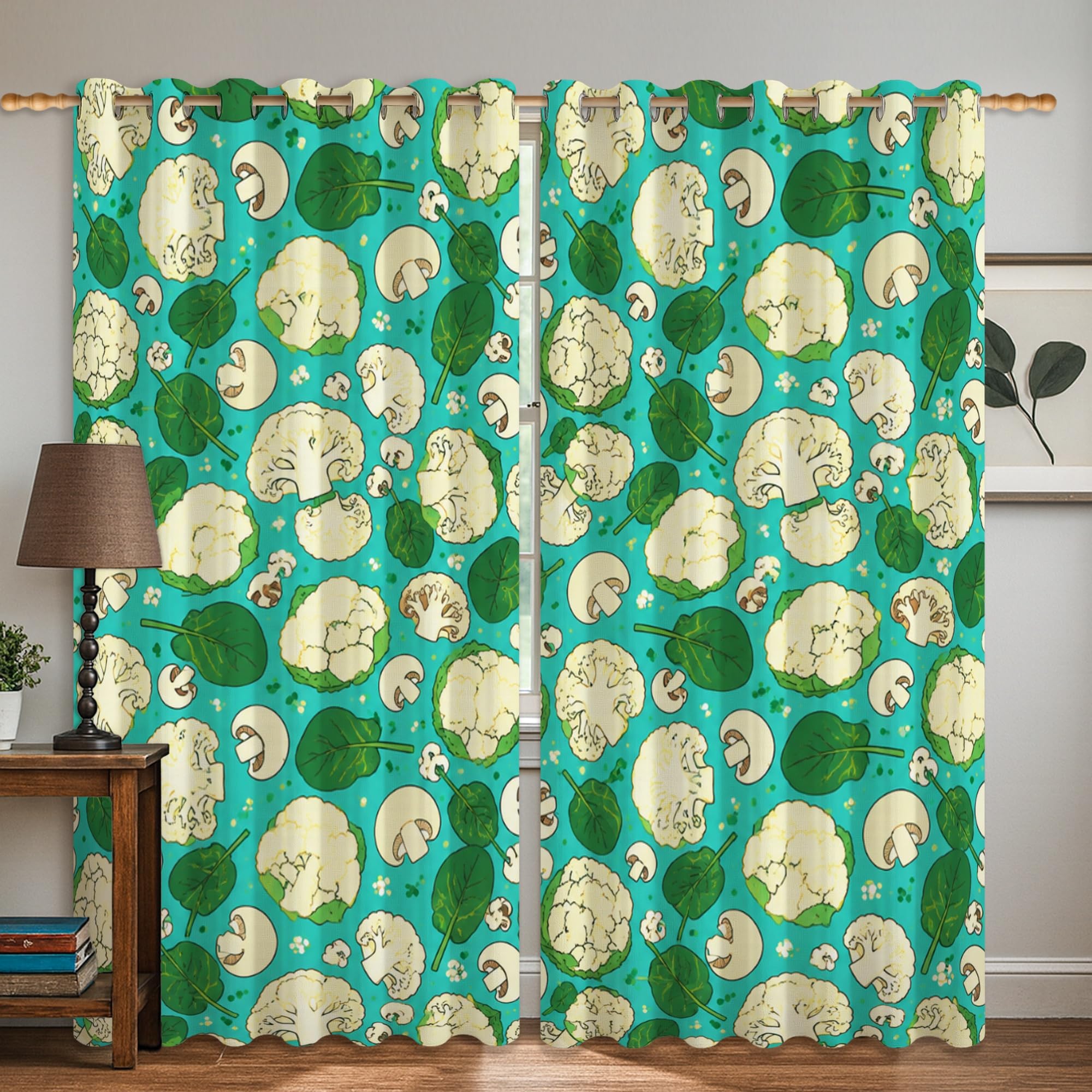 Rideaux occultants pour appartement et salon au style printanier