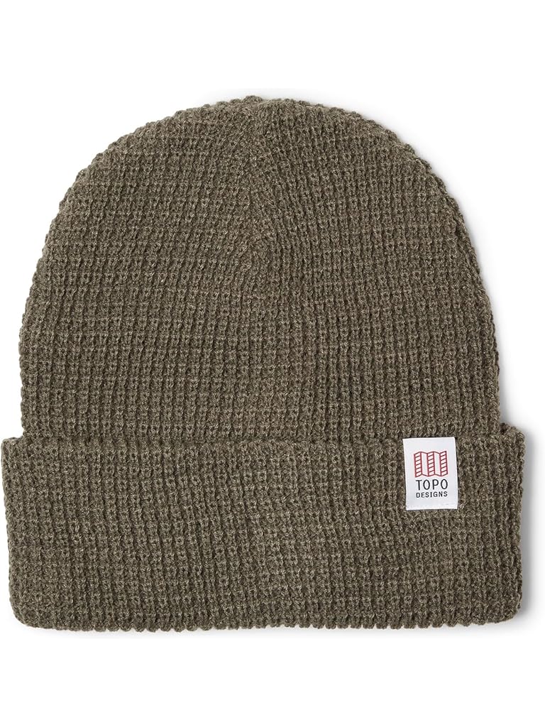 Olive Topo Designs Waffle Knit Beanie