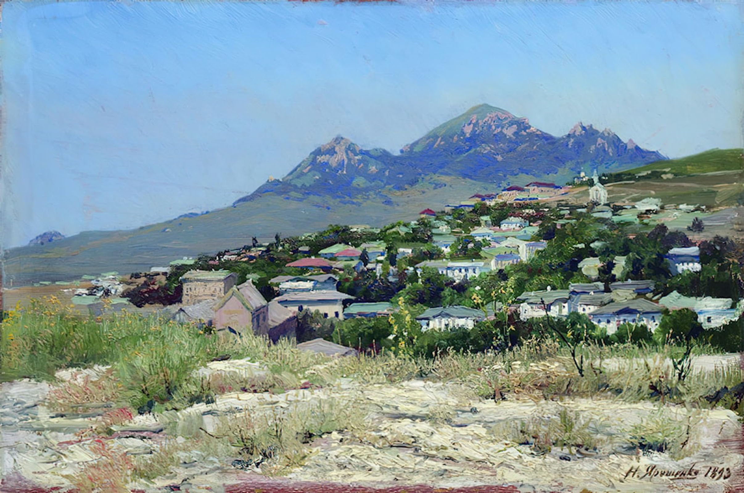 SERENDIPITP Retro Picture Poster Wall Art Pictures Painting Pyatigorsk by Nikolay Aleksandrovich Yaroshenko Wall Art Canvas Print for Wall Decor 60x90cm