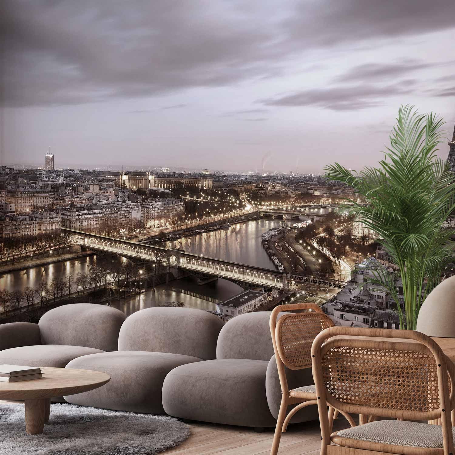 murando - Carta da Parati Moderna per Soggiorno, Paris, 400x280 cm