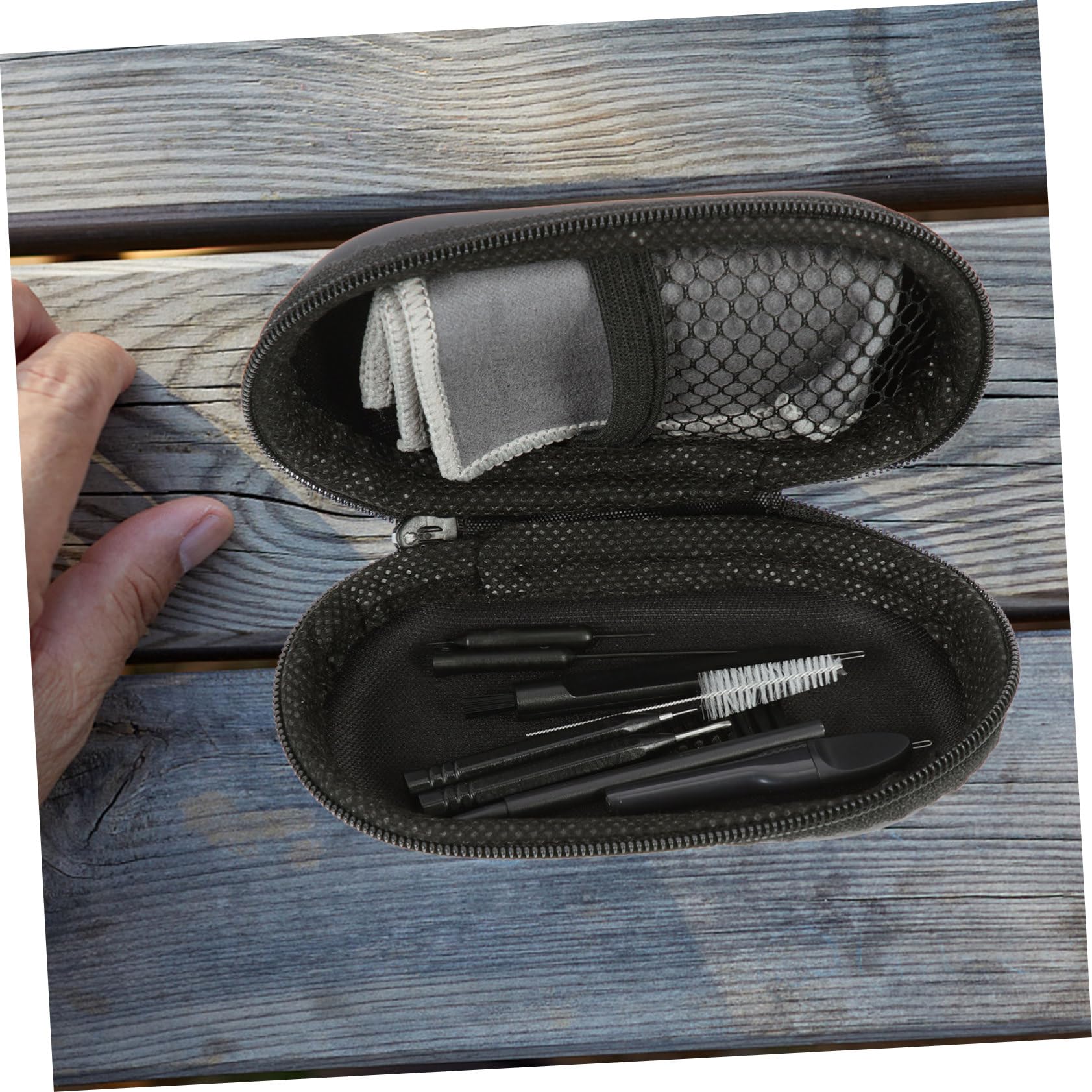 PACKOVE 3 Set Utensili per La Apparecchi Acustici Kit per La Apparecchio Leggero e Riutilizzabile per Cerume e Sporco
