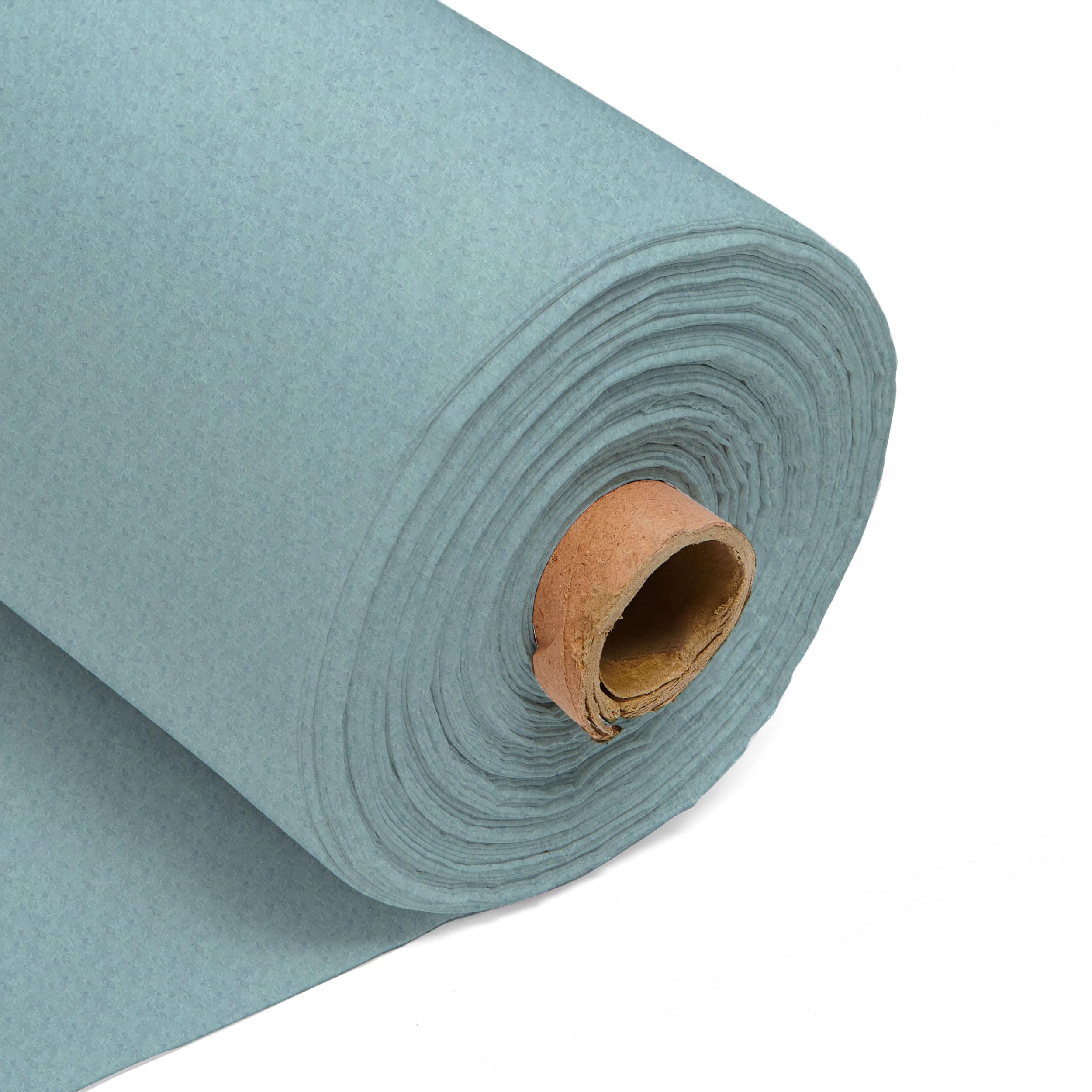 Acrylic Felt Fabric 60 Inch 150cm Wide - Sewing Craft Material - Black, White, Yellow, Green, Brown, Orange, Grey, Blue, Red, Pink, Purple - Felt Sheets for Crafting & Decorations(Pastel Blue, 5m)