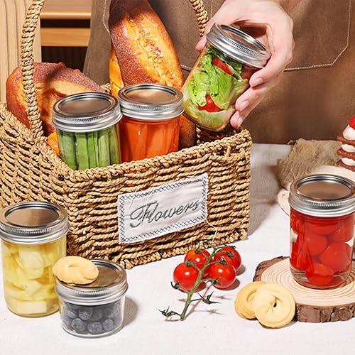 Miniatura 6 de 36 tapas para conservas de boca regular, tapas para tarro de masón, tipo dividido