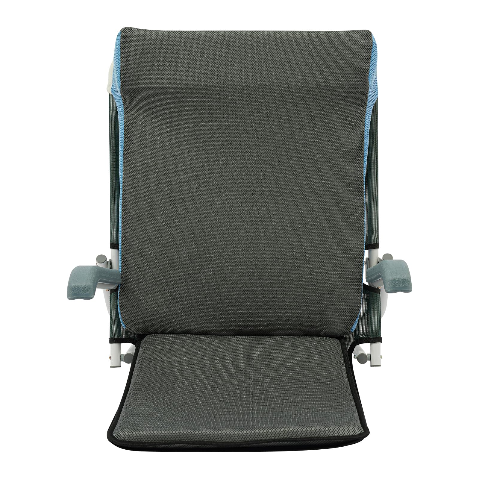 20°-75°, supporto per la schiena regolabile, 5 livelli di inclinazione, schienale regolabile 57 x 67 cm, ergonomico, supporto per letto e schiena, per anziani, schienale del letto (verde)