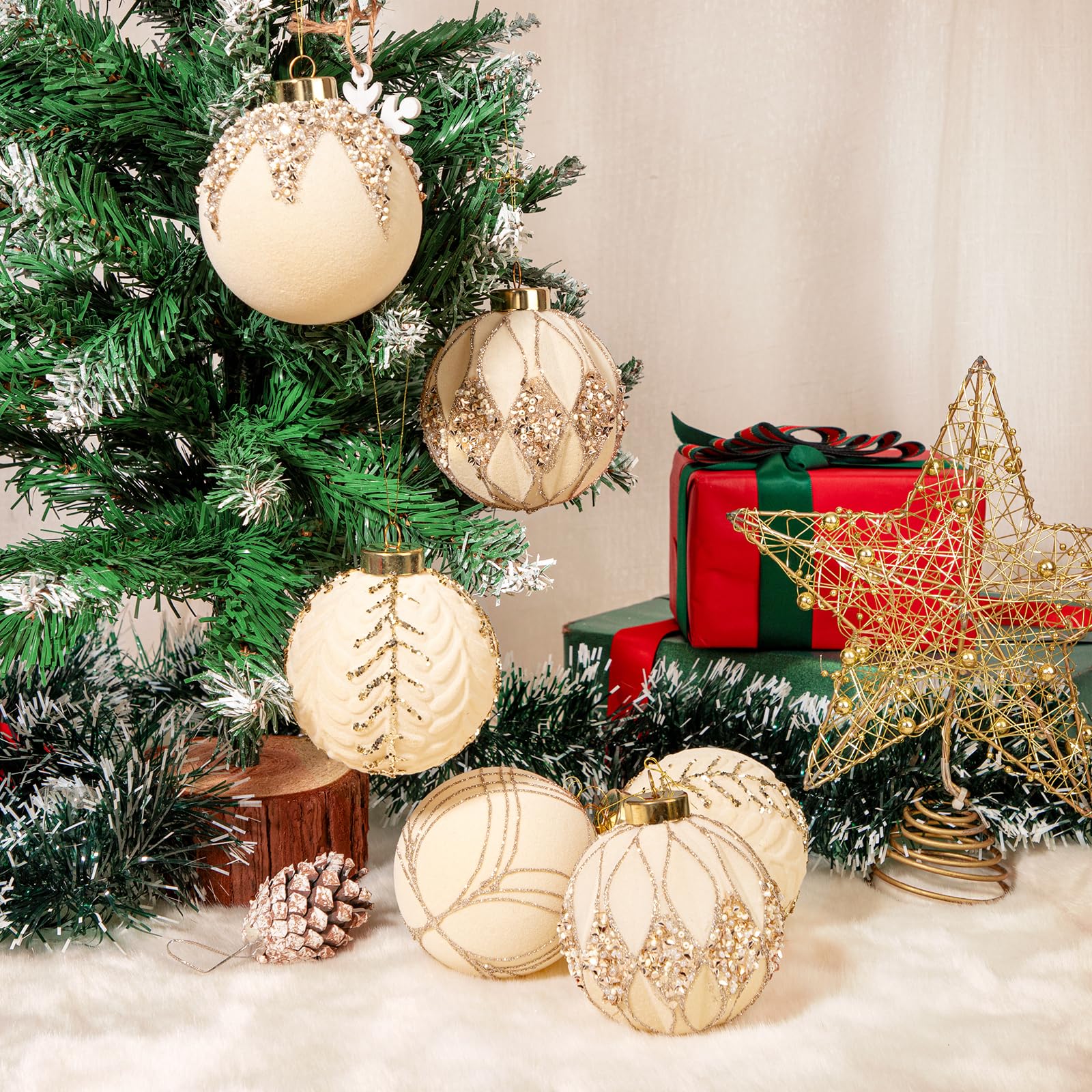 12 Pics Déco Noël – Branches Givrées Argentées – 30″ – Balsam Hill