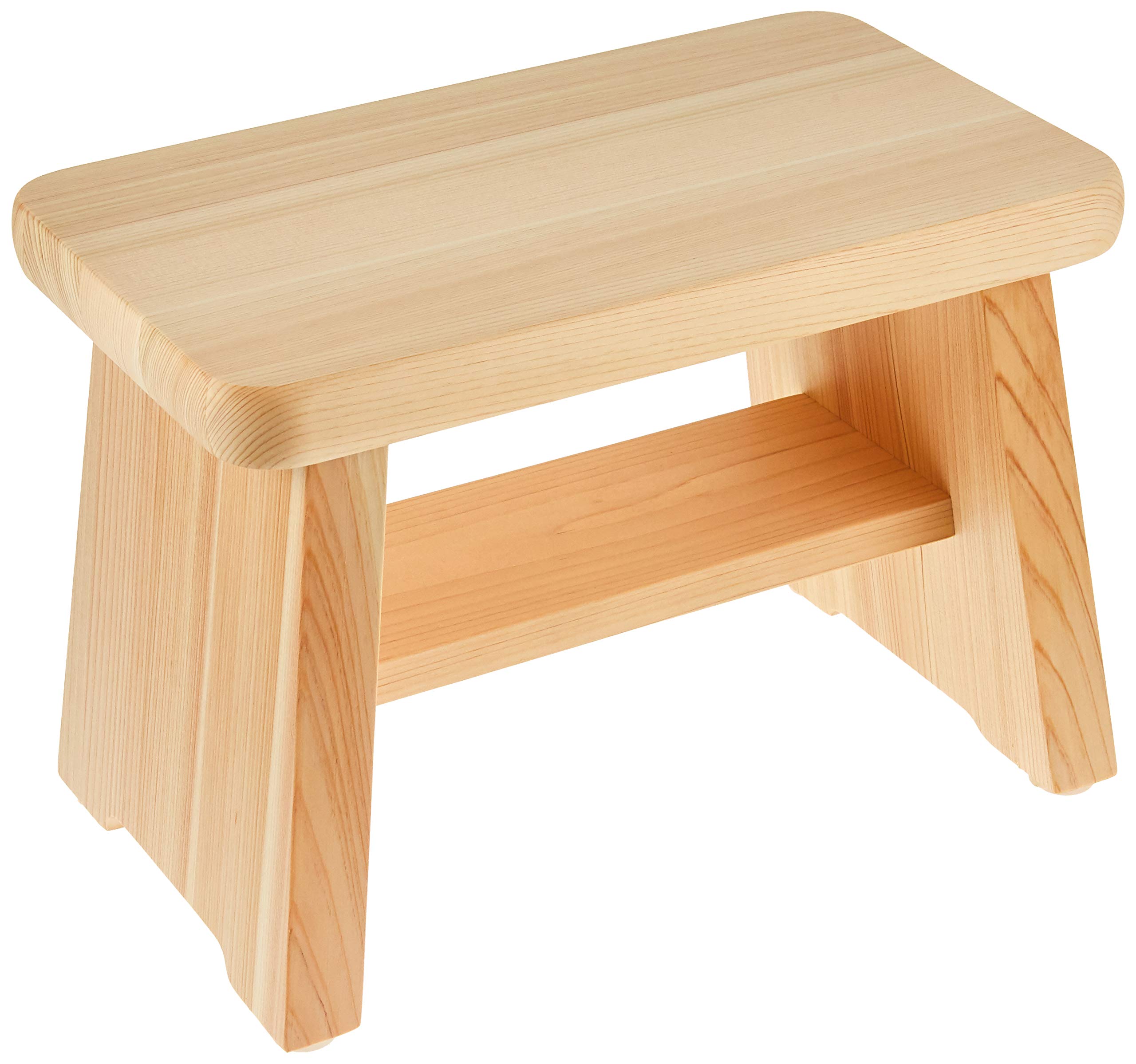 Daiwa Hinoki Cypress Bath Stool 8.5in Mildew Resistant Coated Made in Japan