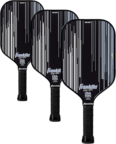 Miniatura 25 de Franklin Sports Paletas Profesionales de Pickleball - Serie Signature Paleta Profesional de Pickleball con Superficie MaxGrit - Paletas de Pro