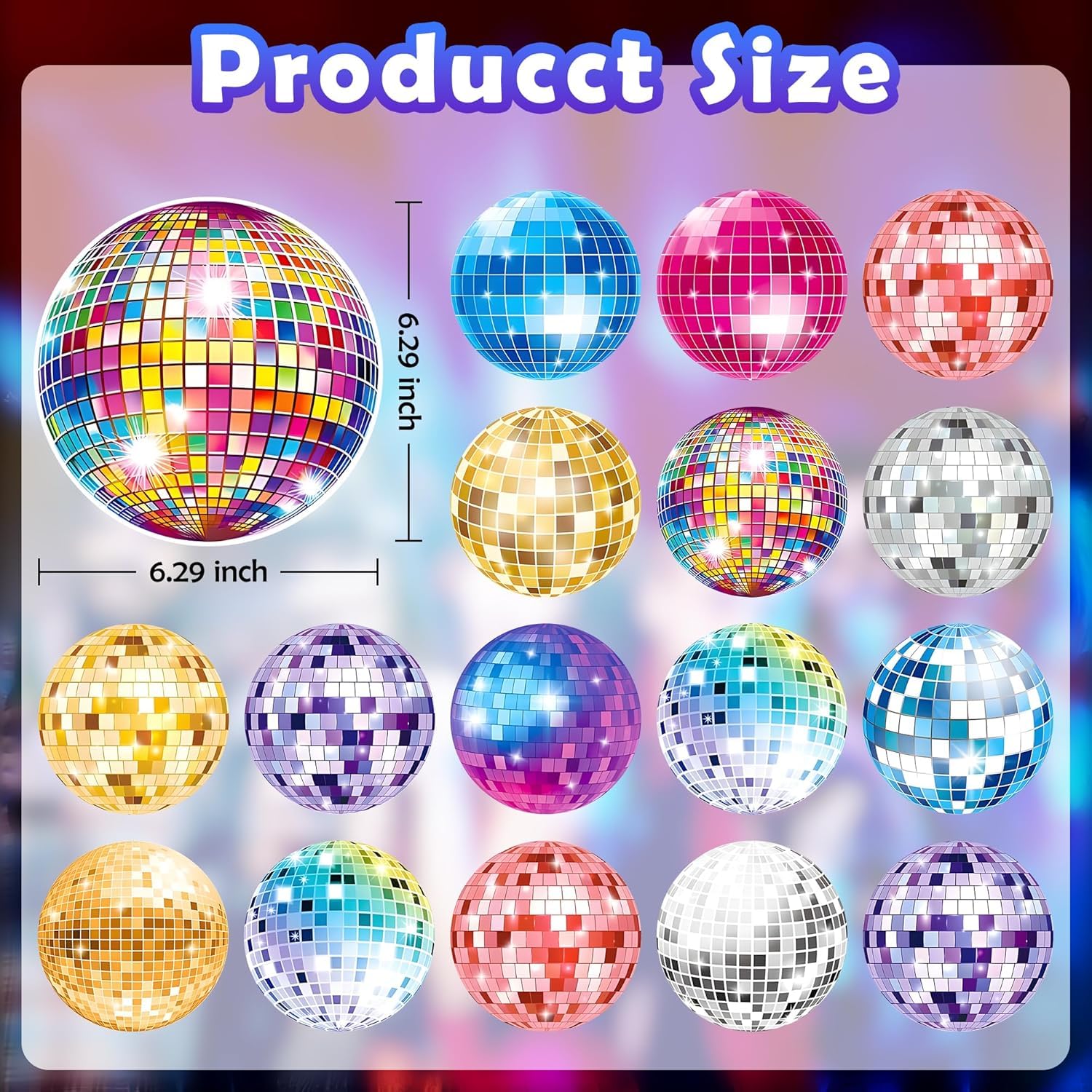 Mumjooyi 39 Pièces Décorations Fête Disco Suspendues - Spirales Et Boules Colorées Années 70 Pour Anniversaire Mariage Noël