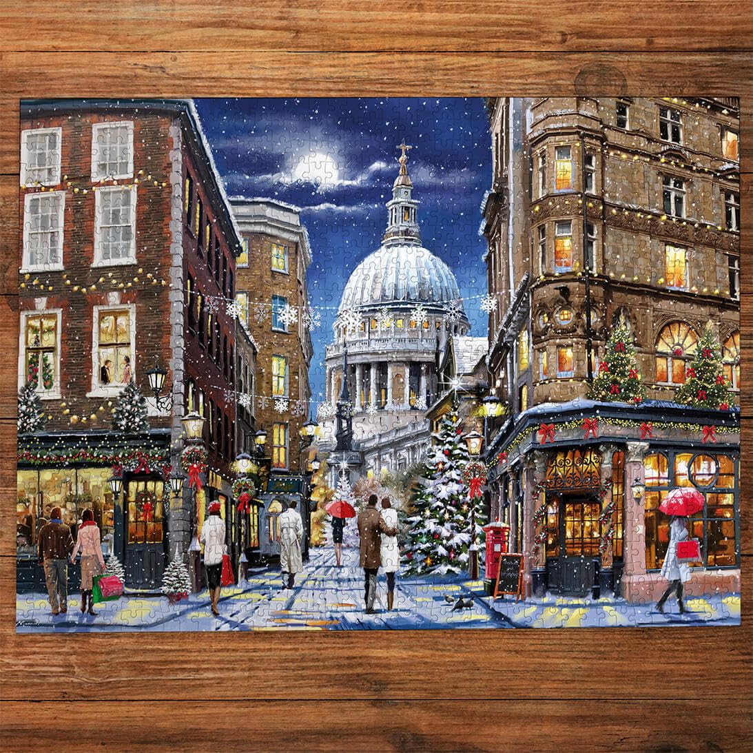 Gibsons Puzzle St Paul’s at Christmas 1000 Teile Erwachsene