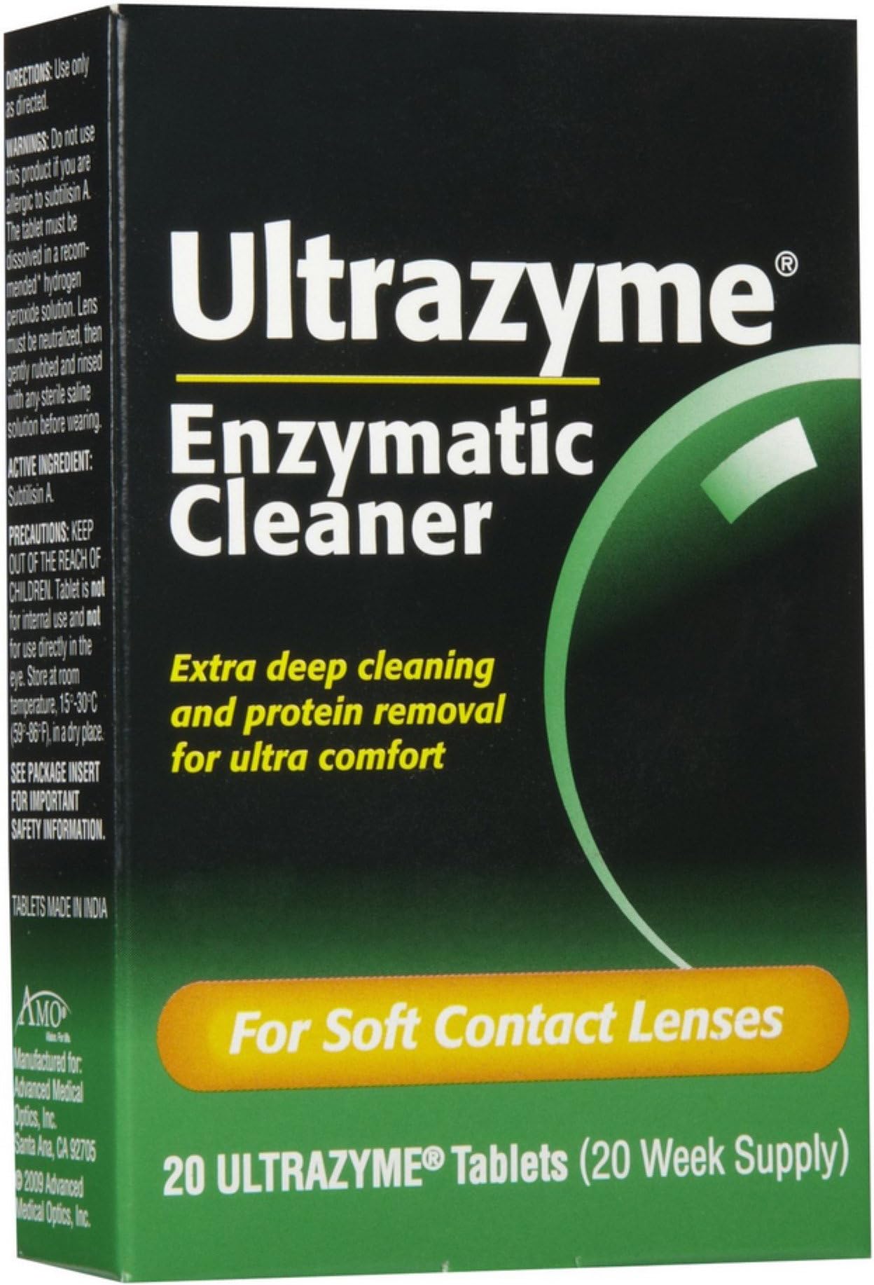 Ultrazyme Enzymatic Cleaner Tablets 20 ea (Pack of 10)