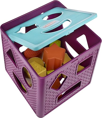 Miniatura 4 de Playskool Form Fitter - Cubo de actividades a juego con 9 formas para niños pequeños y niños de 18 meses en adelante (exclusivo de Amazon)