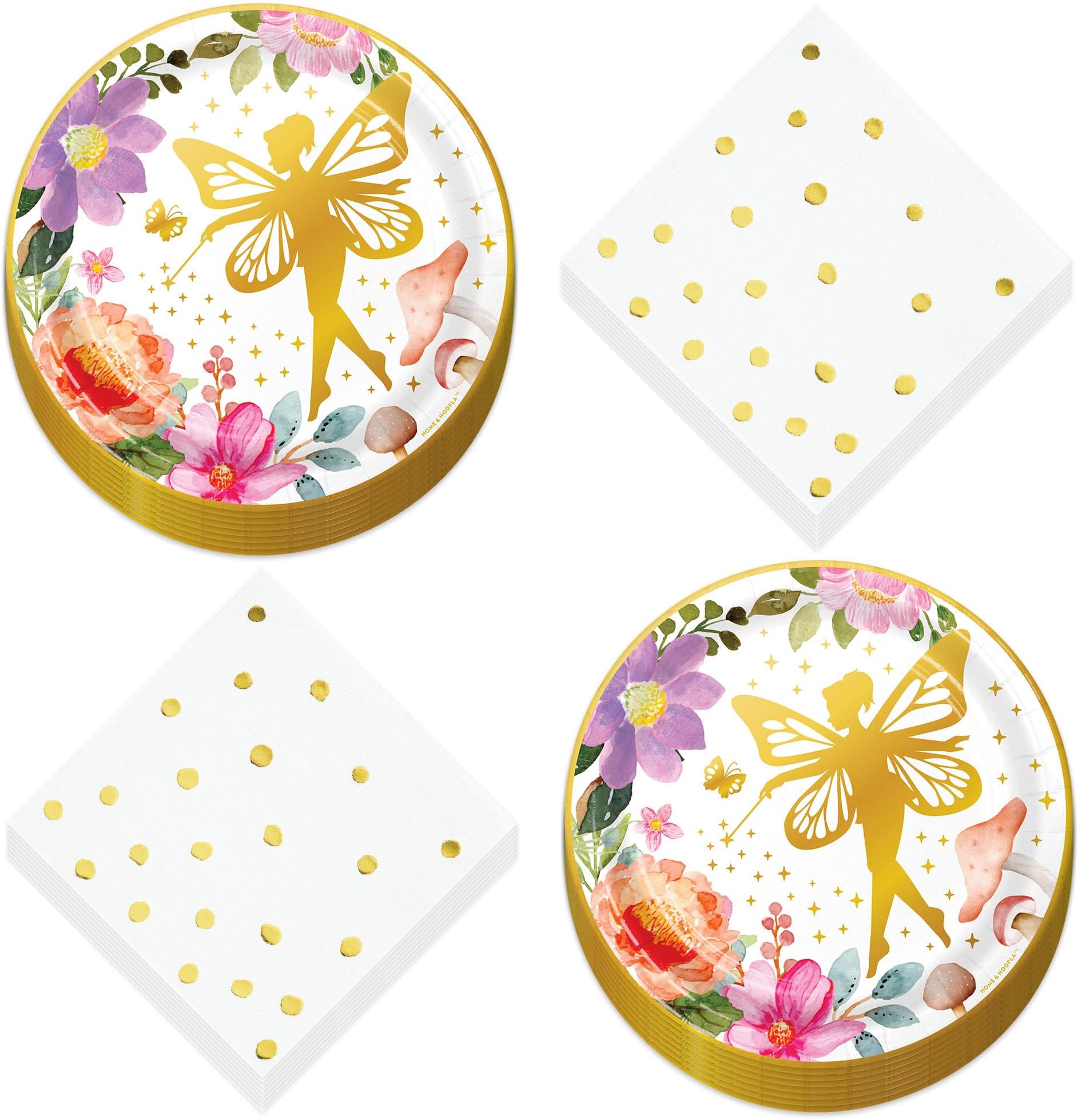 supernal 100pcs Clear Plastic Plates,Disposable Plastic