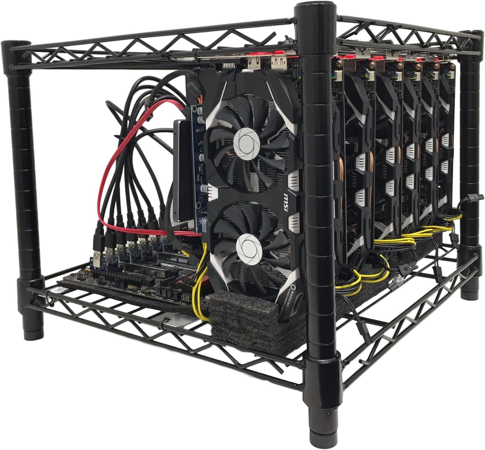 160 MH/s GPU Mining Rig for Ethereum, Monero, ZCash, etc