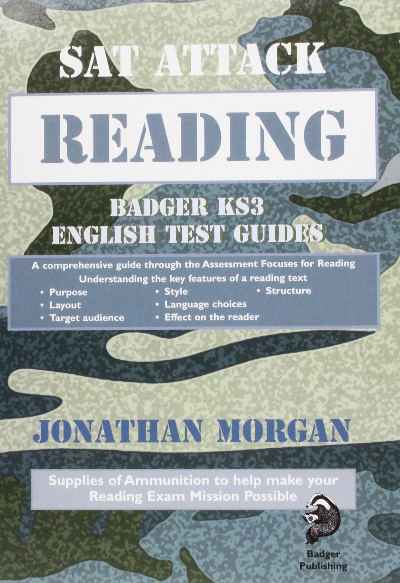 SAT Attack Reading: Badger KS3 English Test Guides (Badger KS3 Test Revision Guides S.)