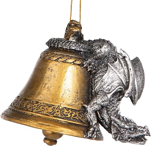 Miniatura 129 de Design Toscano Frost The Gothic Dragon - Adorno navideño para decoración navideña, 3 pulgadas de ancho, 3 pulgadas de profundidad, 5 pulgadas