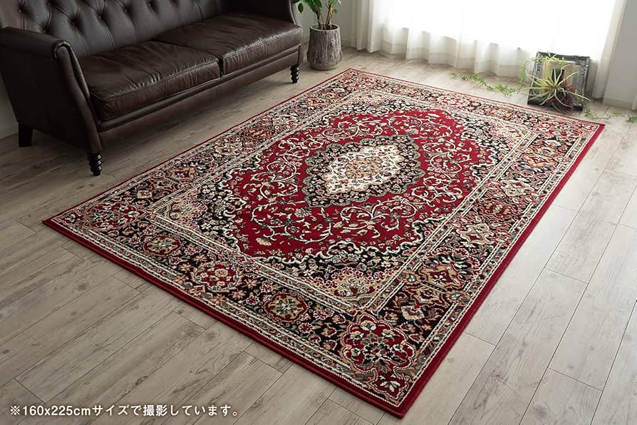 サヤンサヤン ラグ カーペット 235cm ✕ 235cm　オリエント Amazon｜サヤンサヤン ペルシャ柄 ラグ オリエント 235×235 4.5