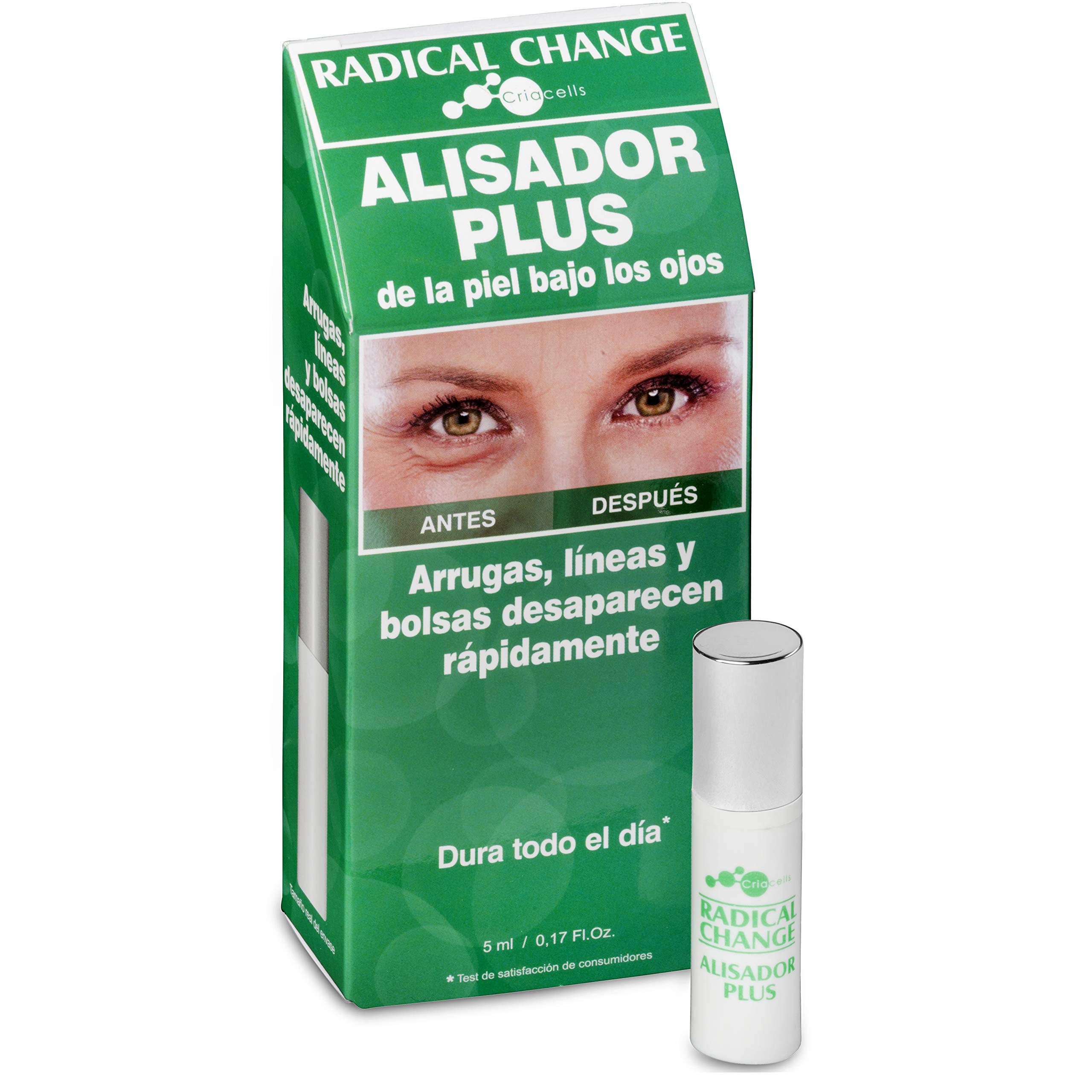 RADICAL CHANGE - Corrector ojeras – Alisador plus, líneas de expresión, elimina las bolsas de los ojos de forma rápida - efectividad comprobada