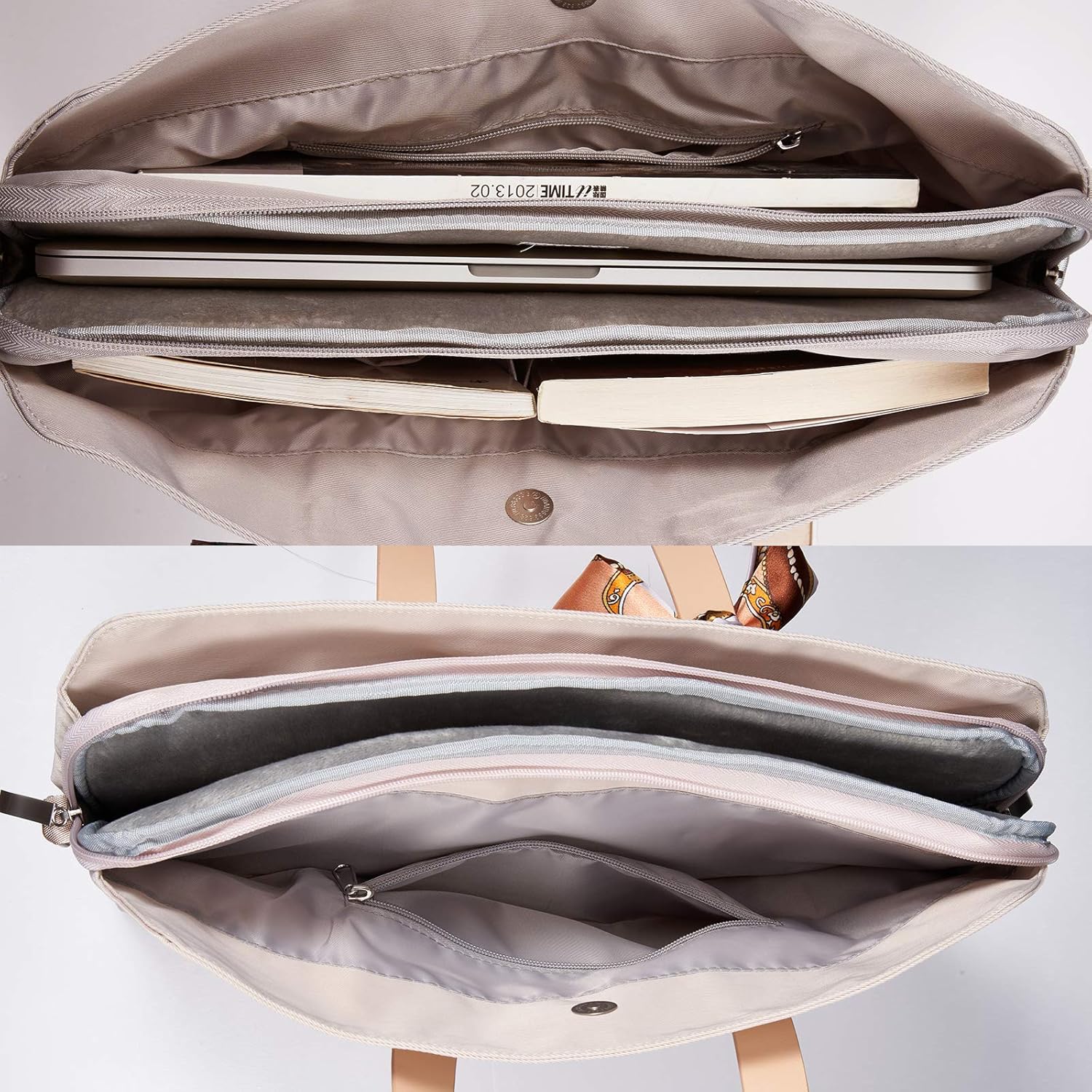 Kamlui 13.3 Inch Laptop Bag - for Women Waterproof Laptop Sleeves Shoulder Messenger Computer Tote Case