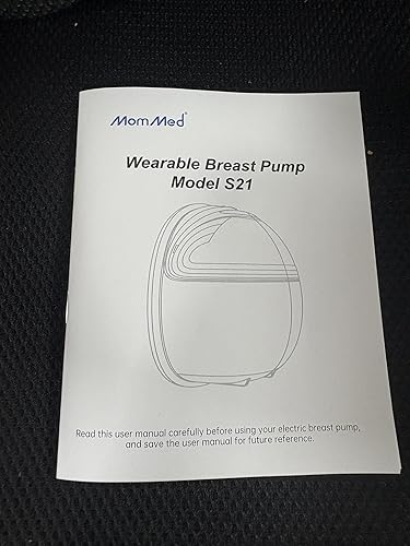 Miniatura 8 de MomMed Extractor de leche portátil (modelo S21) - Extractor de leche eléctrico doble manos libres, diseño a prueba de fugas, 3 modos (estimulación,