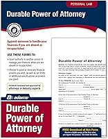 Vista 1 de Adams Poder notarial duradero, formularios e instrucciones (LF205), blanco
