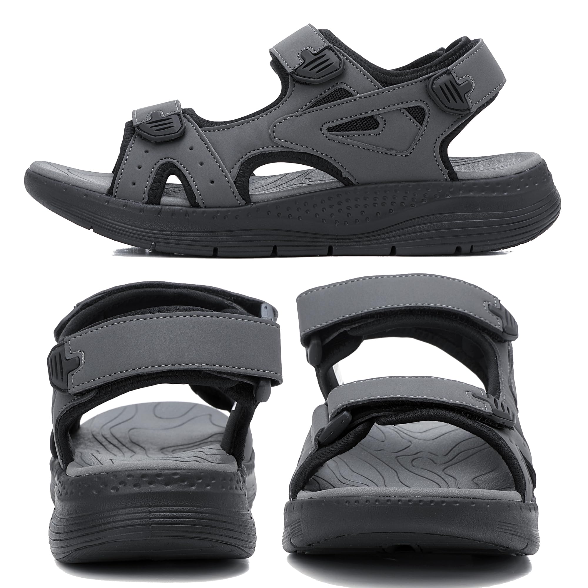 ARRIGO BELLO Sandalias de Senderismo para Hombres Verano Sandalias de Playa Antideslizante Trekking 41-46
