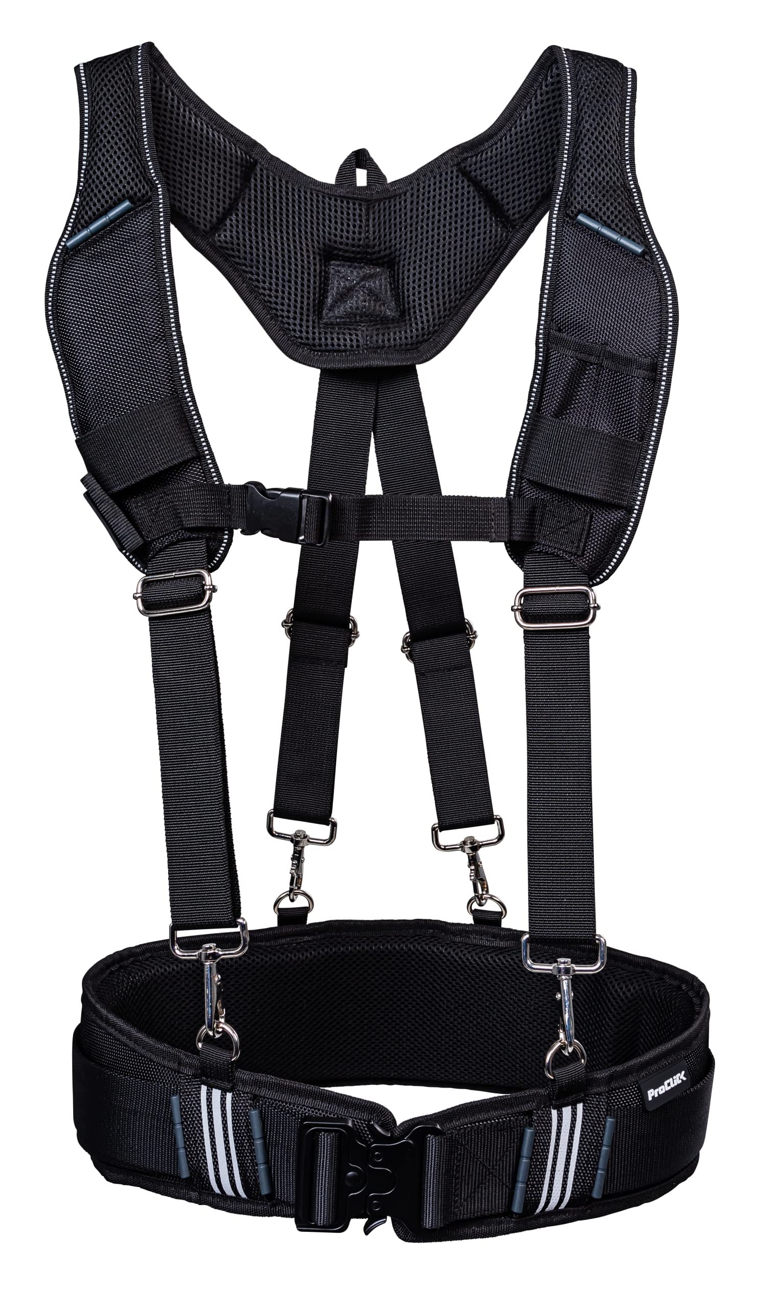 Bosch Sortimo ProClick Suspenders Größe L/XL - Profi Werkzeuggürtel Hosenträgersystem aus hochbelastbarem Synthetikgewebe | ideal für ProClick Tool Pouch Werkzeugtaschen & Nageltasche - von Wfix