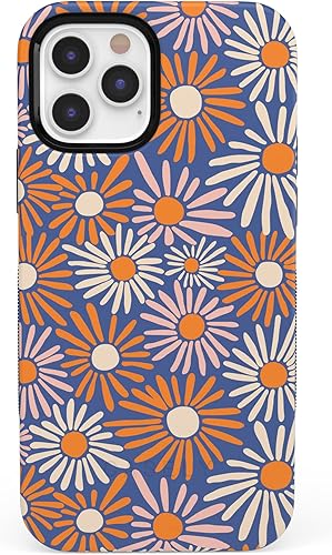 Casely Funda para iPhone 12 Pro Max  Los opuestos atraen  Funda de montaña con bloques de color de día y noche