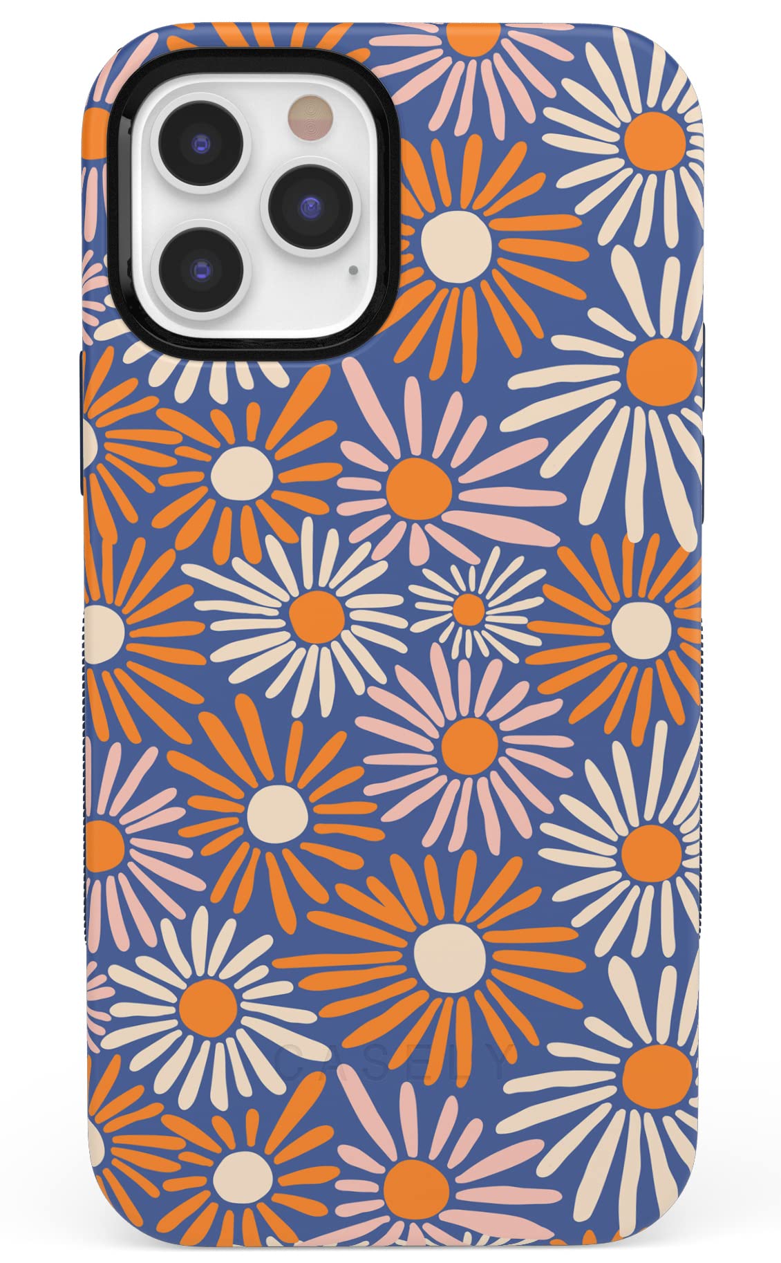 Casely iPhone 12 Pro Max Case | Spring Forward | Daisy Floral | Compatible with MagSafe | Bold Protective Design