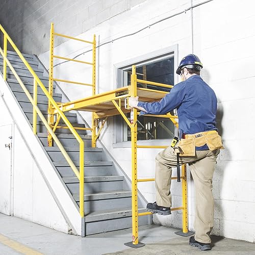 Miniatura 2 de Metaltech Placas base para andamios fijos interiores Baker - Juego de 4, número de modelo I-IBBF4