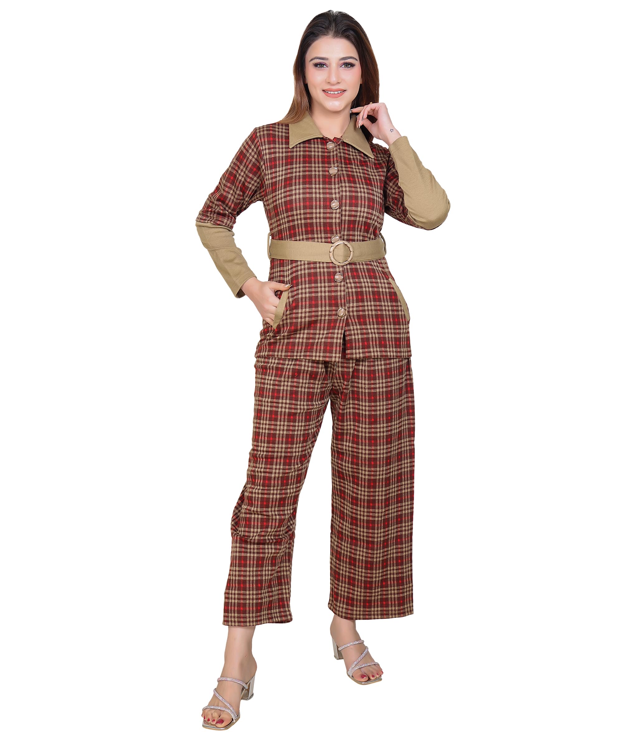 grand line GRANDLINE Full Shelves CHECKARD Design Winter WEAR Shirt Pant Set-picture-30