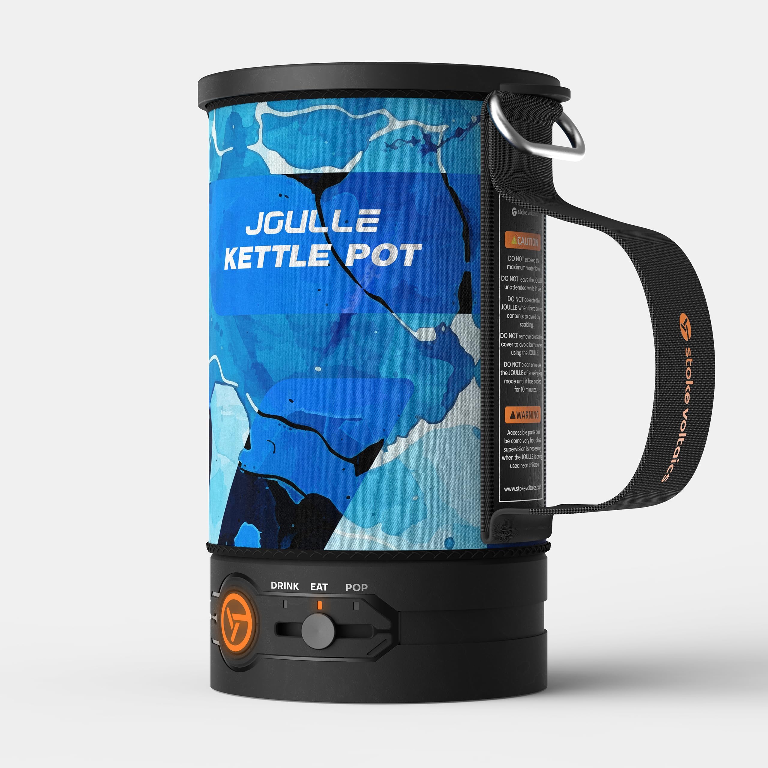 Joulle Kettle Pot, 500 W Electric Camping Stove, 3 Mode Portable Tea Kettle, Small Travel Water Boiler, Versatile Outdoor Cooking Gear for Car Camping, Vanlife, Overland, Ev Tripe